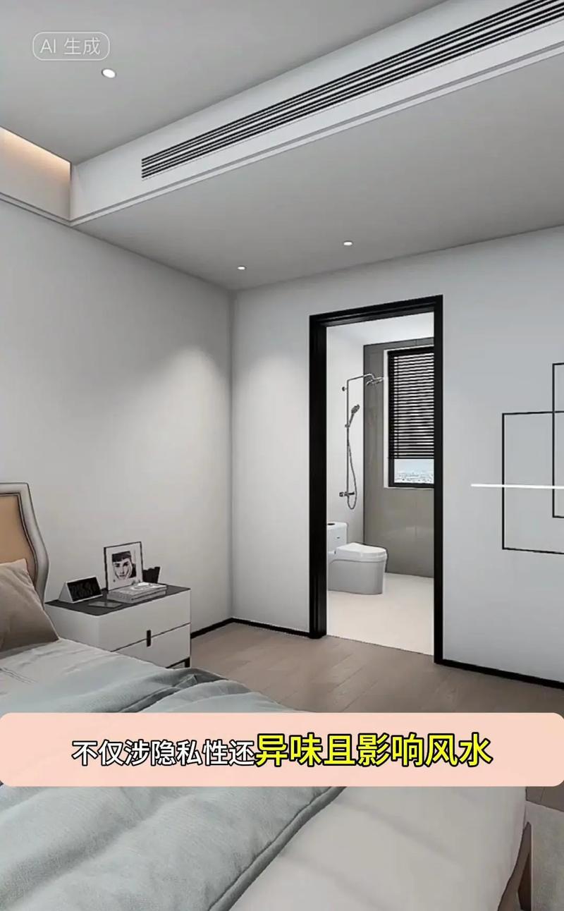 衛(wèi)生間門正對床?教你一招解決!